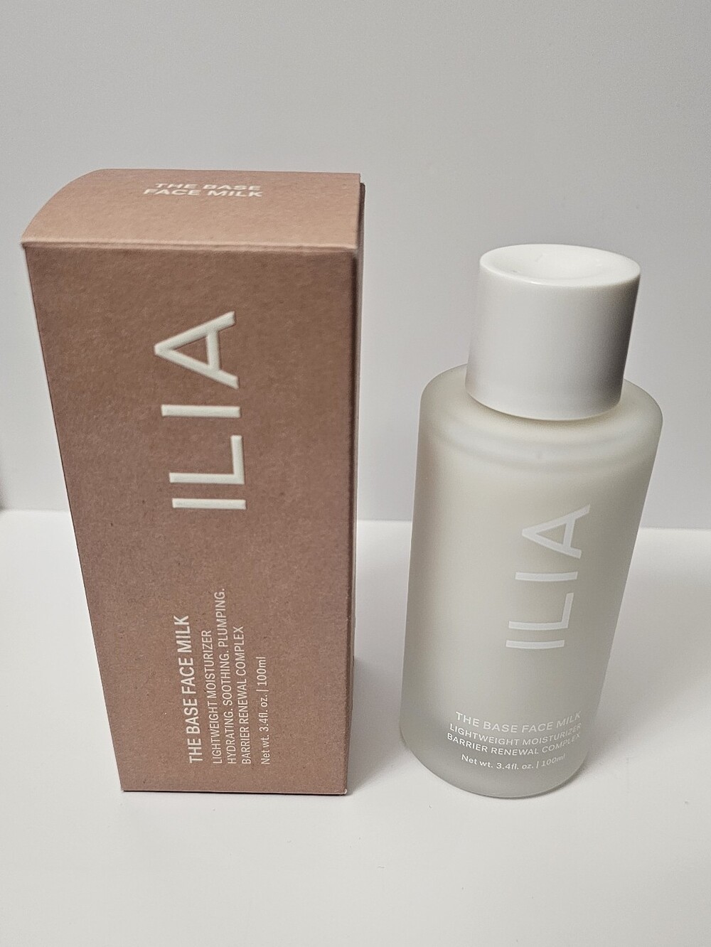 ILIA The Base Face Milk skincare new NIB 3.4 fl oz clean beauty vegan